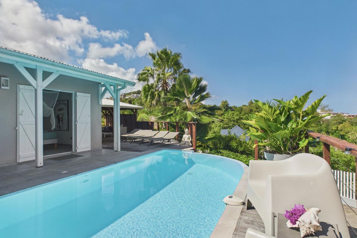 Location villa 10 personnes 5 chambres Martinique  - vue transat